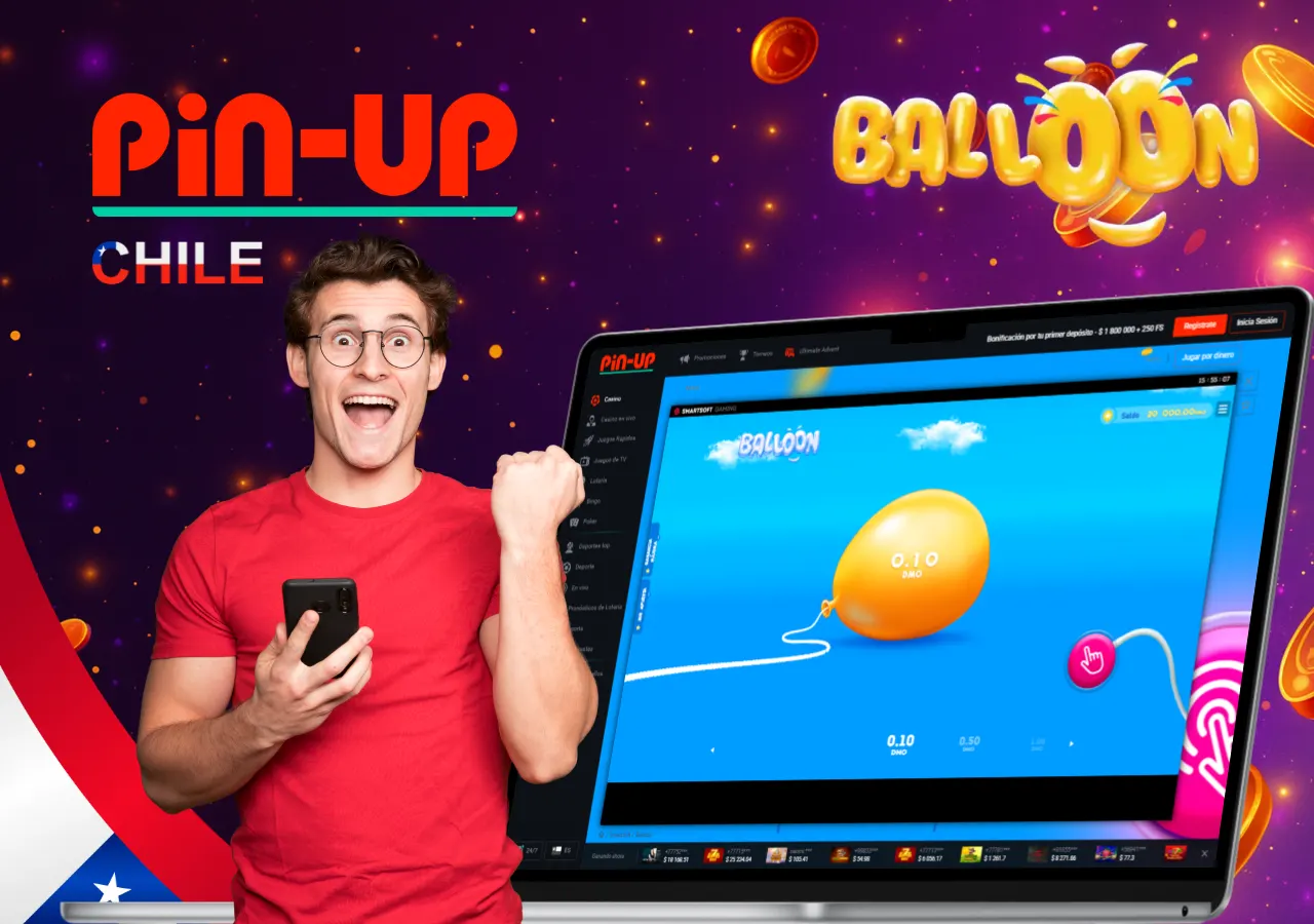 Ventajas de usar la versión demo de Balloon en Pin-Up Chile antes de apostar dinero real